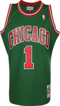 Chicago Bulls Derrick Rose Mitchell & Ness Green 2008-09 Hardwood Classics Swingman Jersey for Men product image 1, provided