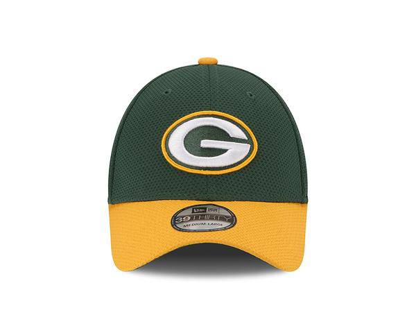Green Bay Packers Team Color NFL Training Camp 39Thirty Flex Fit Hat product image 3, provided for visual reference and