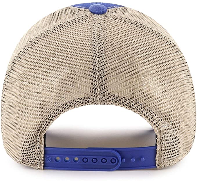 '47 Brand Los Angeles Dodgers Royal/Natural Flagship Wash Adjustable Mesh Back Hat product image 2, provided for visual