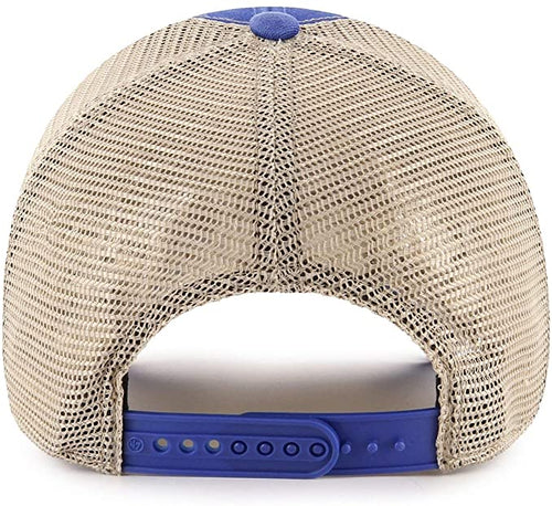'47 Brand Los Angeles Dodgers Royal/Natural Flagship Wash Adjustable Mesh Back Hat product image 2, provided for visual