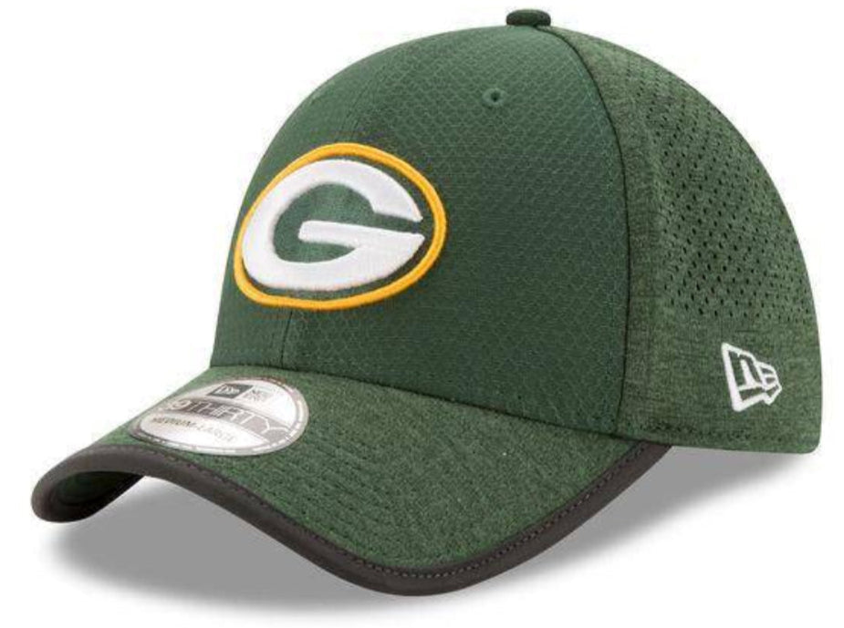 Green Bay Packers New Era Green NFL17 Training Camp Official 39THIRTY Flex Hat for Men product image 1, provided for visual