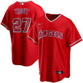 Los Angeles Angels Mike Trout Nike Red Alternate Replica Player Jersey for Men product image 1, provided for visual