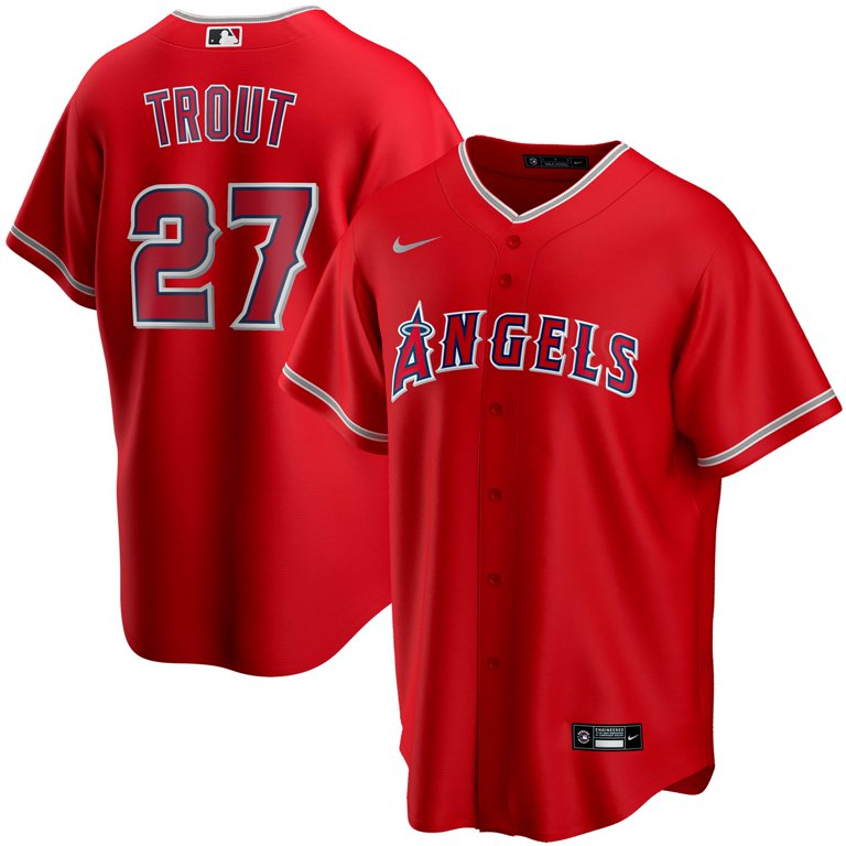 Los Angeles Angels Mike Trout Nike Red Alternate Replica Player Jersey for Men product image 1, provided for visual