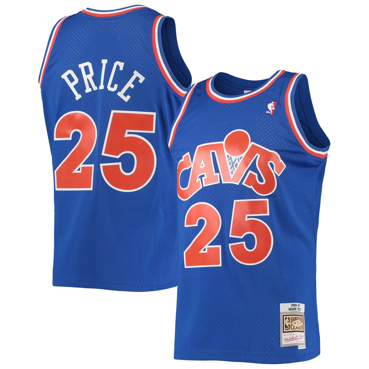 Mark Price Cleveland Cavaliers Mitchell & Ness 1988-89 Hardwood Classics Swingman Jersey - Blue for Men product image 1,
