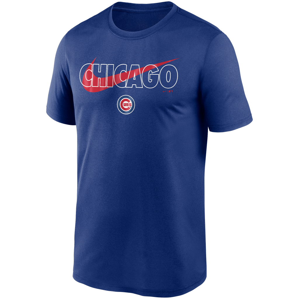 Chicago Cubs Royal Nike City Swoosh Dri-Fit T-Shirt for Men product image 1, provided for visual reference and product