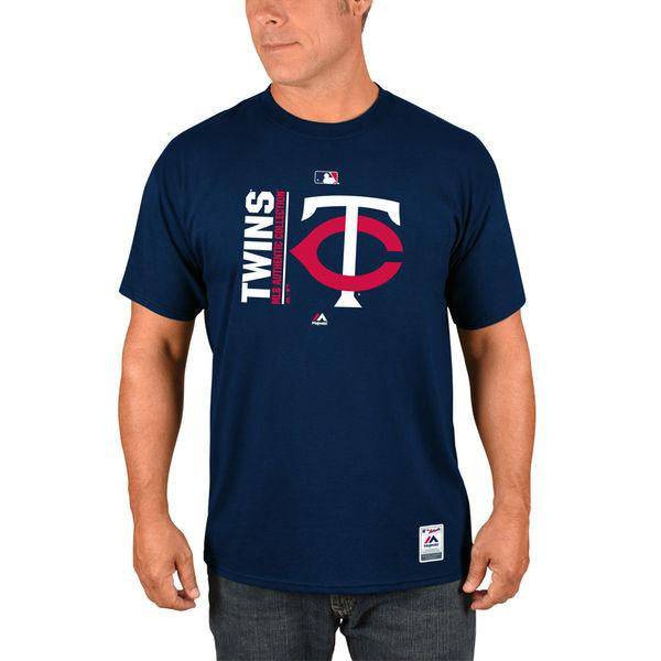 MLB Minnesota Twins Majestic Navy Authentic Collection Team Icon T-Shirt for Men product image 1, provided for visual