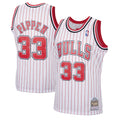 Scottie Pippen Chicago Bulls Mitchell & Ness 1995-96 Hardwood Classics Reload Swingman Jersey - White for Men product image