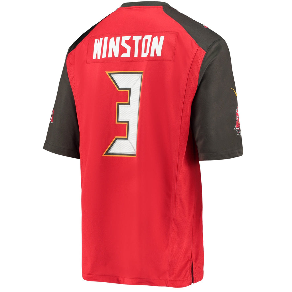 Tampa Bay Buccaneers Jameis Winston Nike Red Game Jersey for Men product image 3, provided for visual reference and product