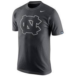 Nike North Carolina Tar Heels Platinum Tri-Blend T-Shirt product image 1, provided for visual reference and product detail