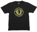 Chicago Blackhawks Brass Tacks 1934 Logo Black Brass Tacks T-Shirt By Red Jacket product image 1, provided for visual