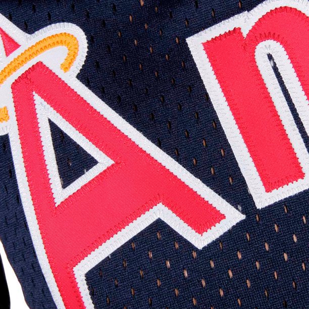 Reggie Jackson California Angels Mitchell & Ness Cooperstown Collection Mesh Batting Practice Button-Up Jersey - Navy for