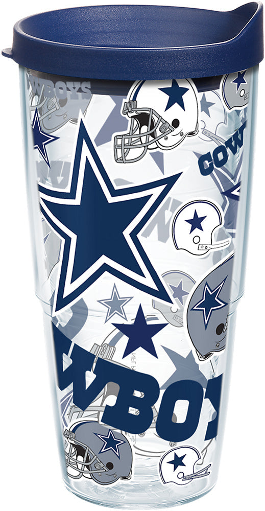 Dallas Cowbows Tervis 24oz. All Over Wrap Tumbler product image 1, provided for visual reference and product detail review