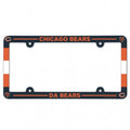 Chicago Bears "Da Bears" Plastic License Plate Frame product image 1, provided for visual reference and product detail review