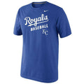 Nike Royal Blue Kansas City Royals Home Practice T-Shirt for Men product image 1, provided for visual reference and product
