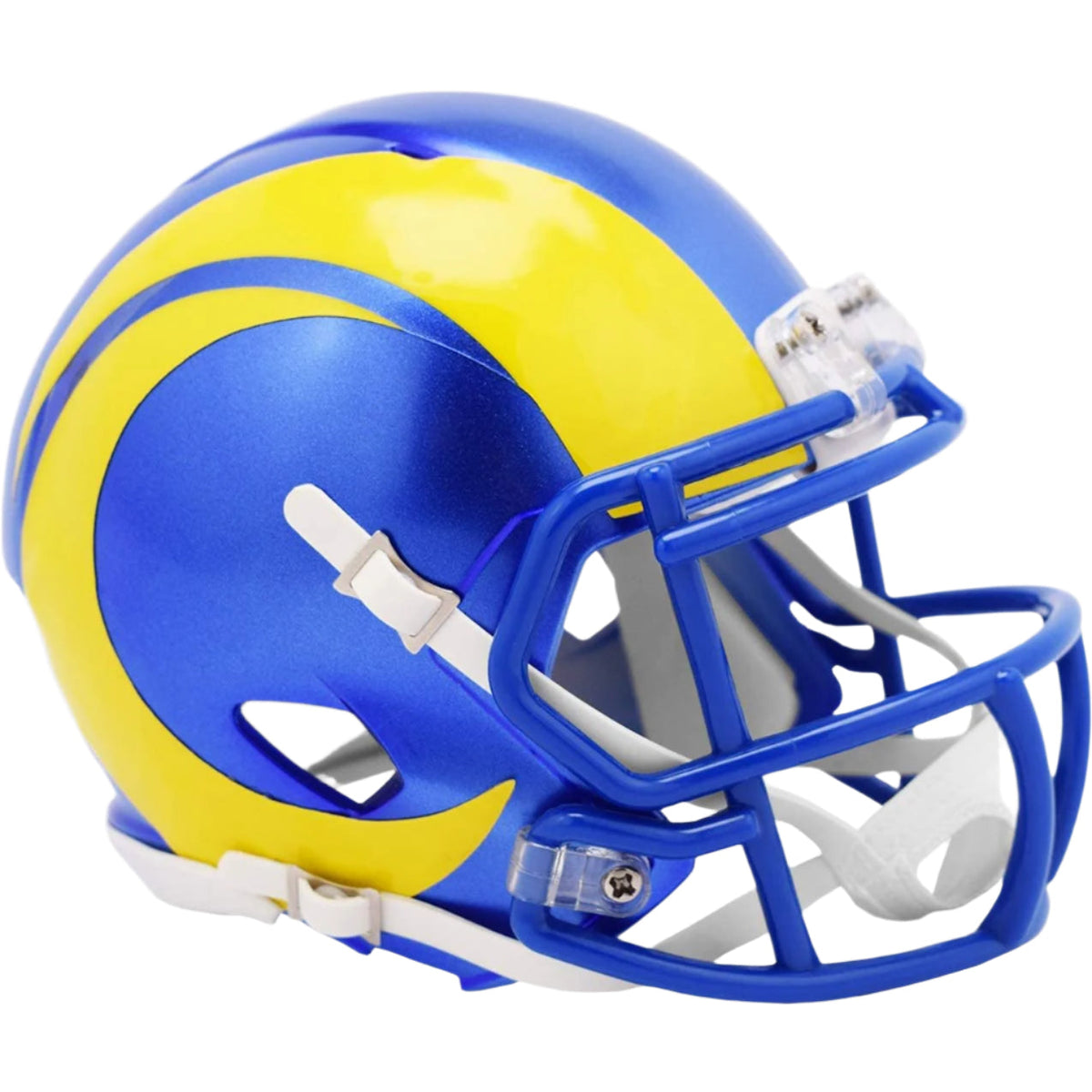 Los Angeles Rams Riddell Speed Mini Football Helmet product image 1, provided for visual reference and product detail review