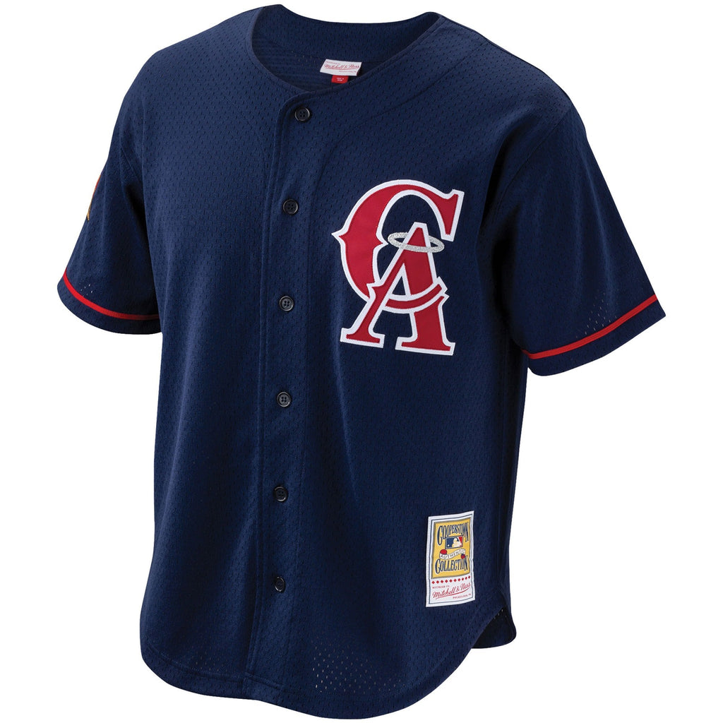 Bo Jackson California Angels Mitchell & Ness Cooperstown Collection Authentic Batting Practice Jersey - Navy for Men product