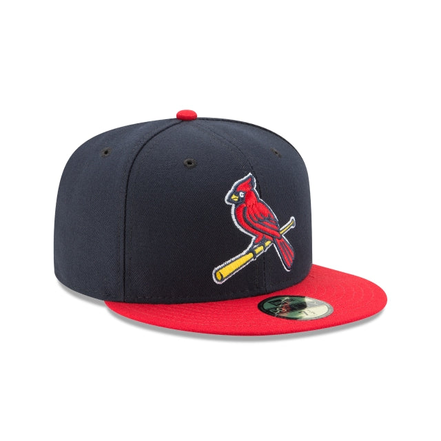 St. Louis Cardinals New Era Navy/Red Game Authentic Collection Alternate 2 On-Field 59FIFTY Fitted Hat for Men product image