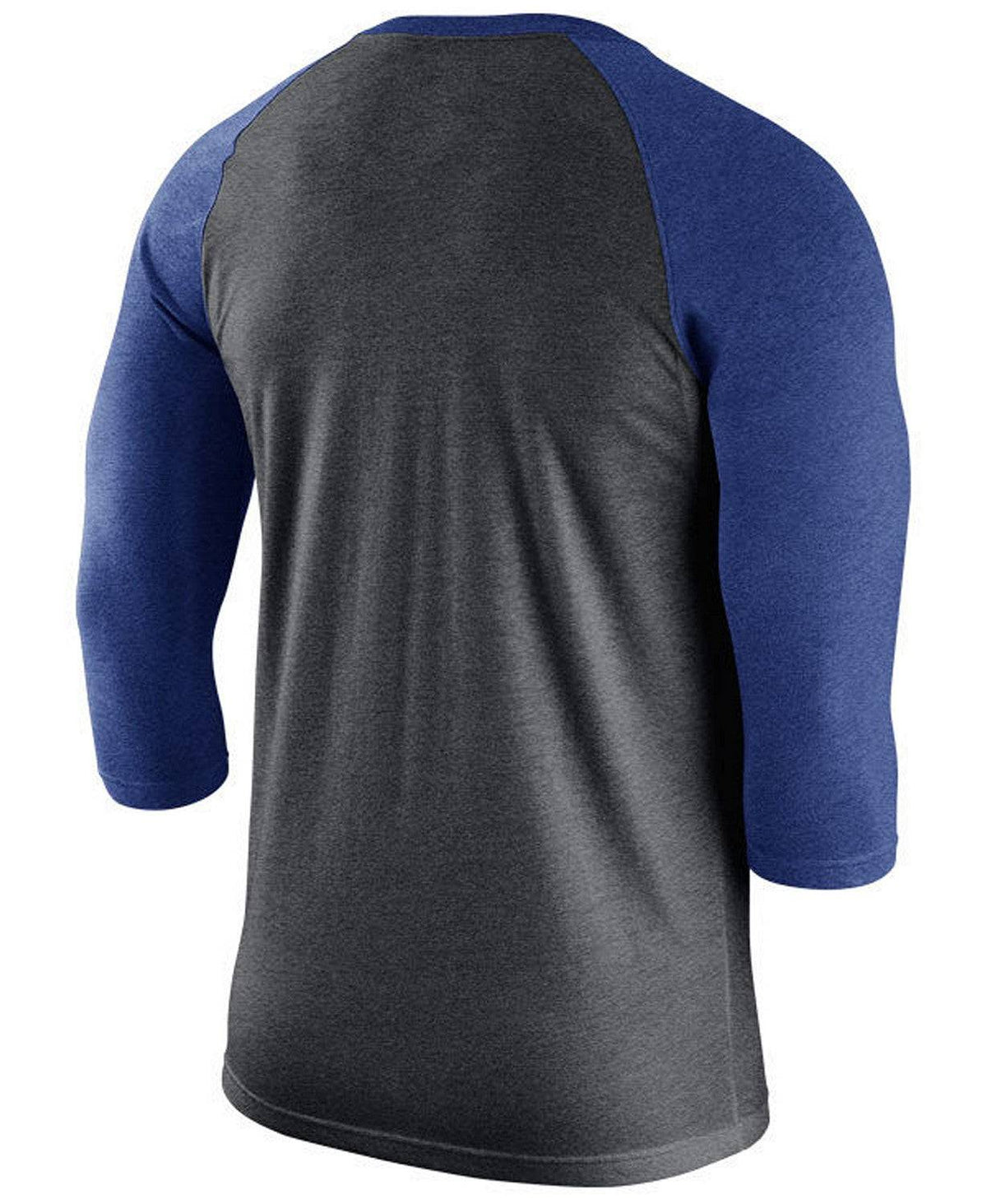 Nike Men Chicago Cubs Triblend Three-Quarter Raglan T-Shirt product image 2, provided for visual reference and product