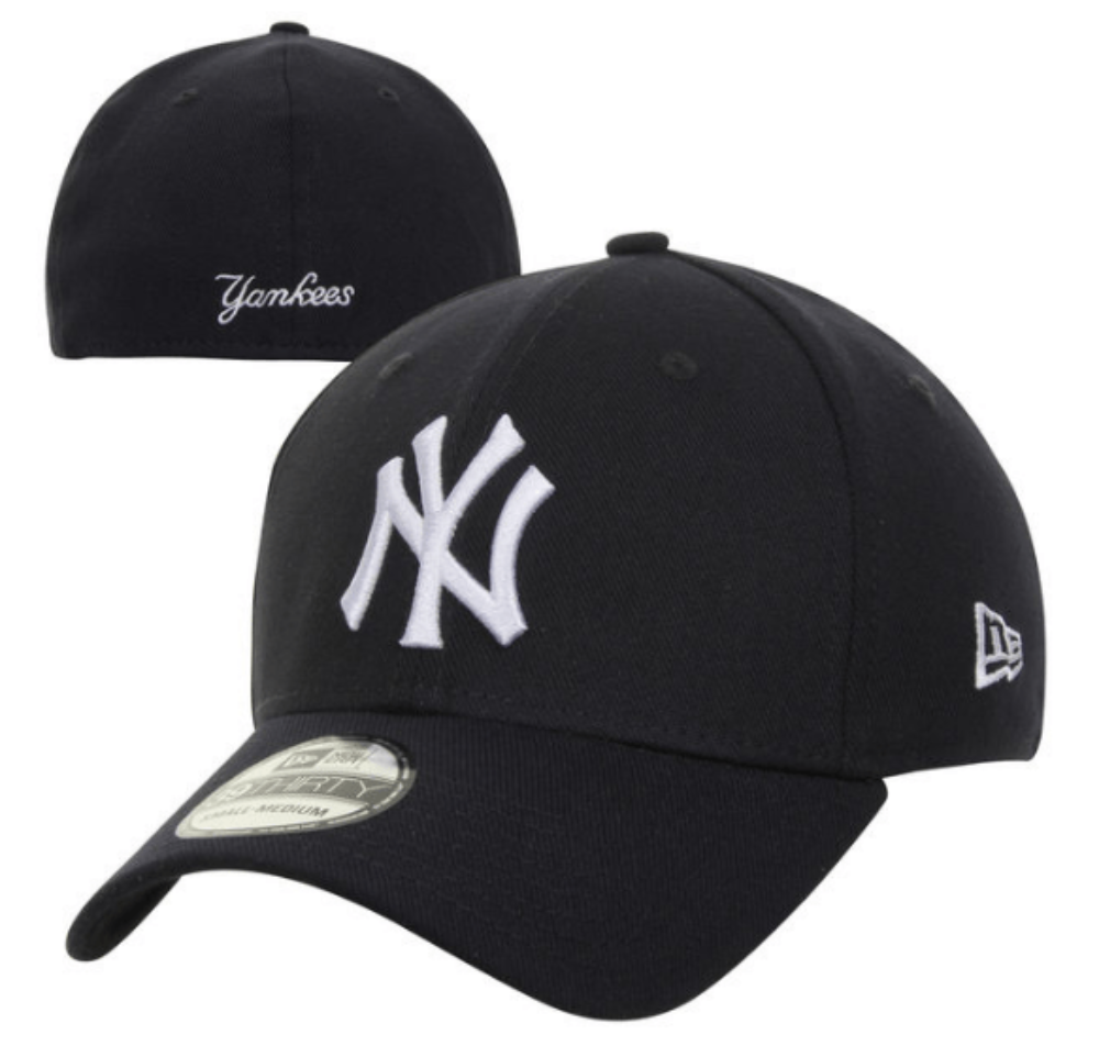 New York Yankees Team Classic 39Thirty Navy Flex Fit Hat product image 1, provided for visual reference and product detail