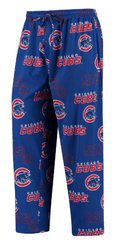 Men’s Concepts Sport MLB Chicago Cubs Royal Blue Slide Knit Pants product image 1, provided for visual reference and product
