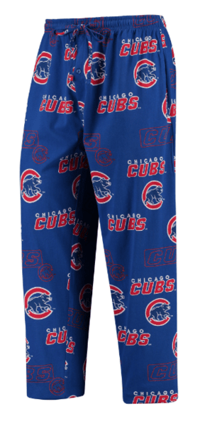 Men’s Concepts Sport MLB Chicago Cubs Royal Blue Slide Knit Pants product image 1, provided for visual reference and product