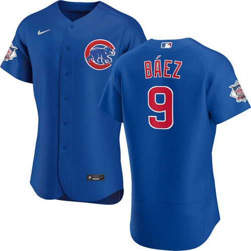 Chicago Cubs Javier Baez Nike Blue Alternate Authentic Player Jersey for Men product image 1, provided for visual reference