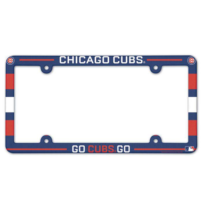 MLB Chicago Cubs Bricks and Ivy License Plate Frame By Wincraft product image 1, provided for visual reference and product