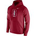 Nike Stanford Cardinal Red Primary Logo Club Fleece Pullover Hoodie for Men product image 1, provided for visual reference
