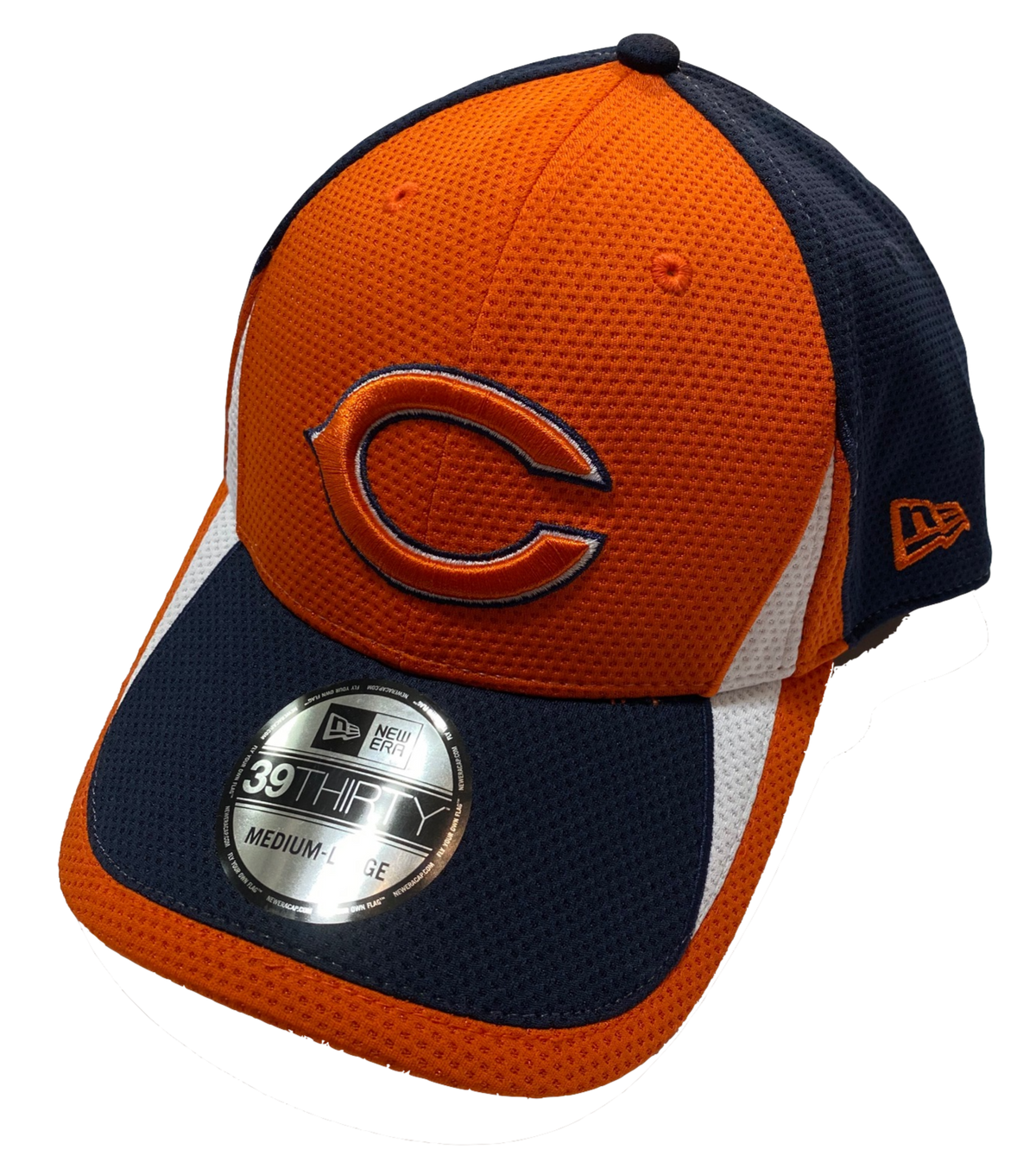 Chicago Bears New Era NFL 2013 Training 39Thirty Flex-Fit Hat-Orange product image 1, provided for visual reference and