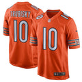 Chicago Bears Mitchell Trubisky Nike Orange Alternate Game Jersey for Men product image 1, provided for visual reference and