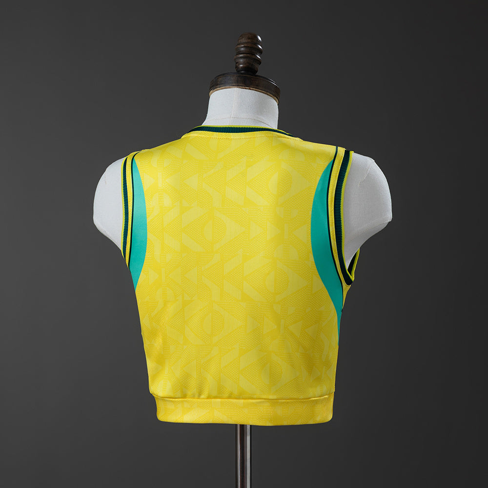 Women Brazil Crop Tank Top Home Jersey 2026 World Cup product image 2