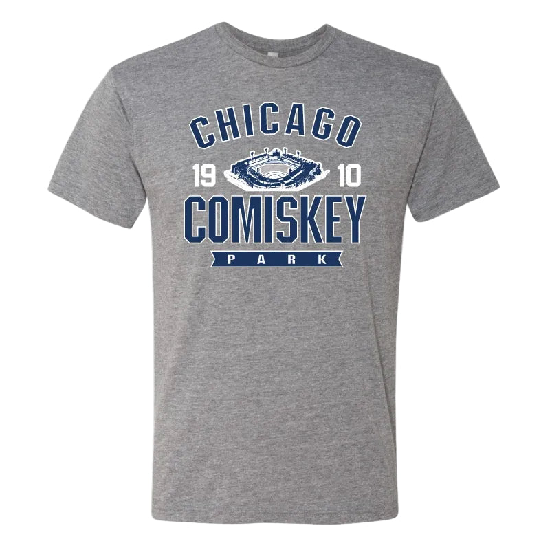 Comiskey Park Heather Gray Over The Top T-Shirt for Men product image 1, provided for visual reference and product detail