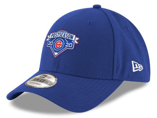 Chicago Cubs New Era Royal 2020 Postseason Locker Room 9FORTY Adjustable Hat for Men product image 1, provided for visual