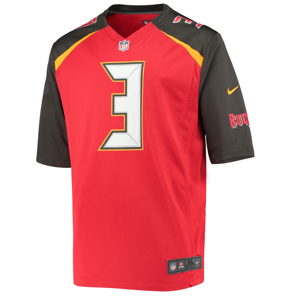 Tampa Bay Buccaneers Jameis Winston Nike Red Game Jersey for Men product image 2, provided for visual reference and product