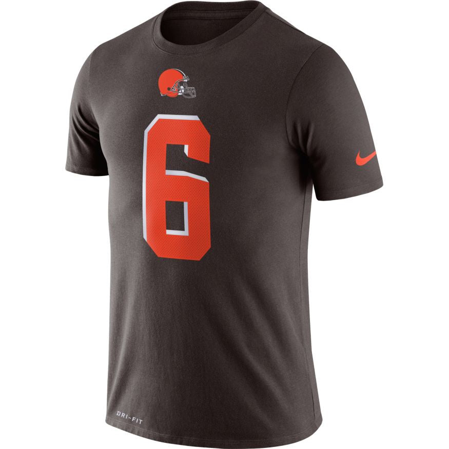 Cleveland Browns Baker mayfield Nike Brown Player Pride Name & Number Performance T-Shirt for Men product image 1, provided