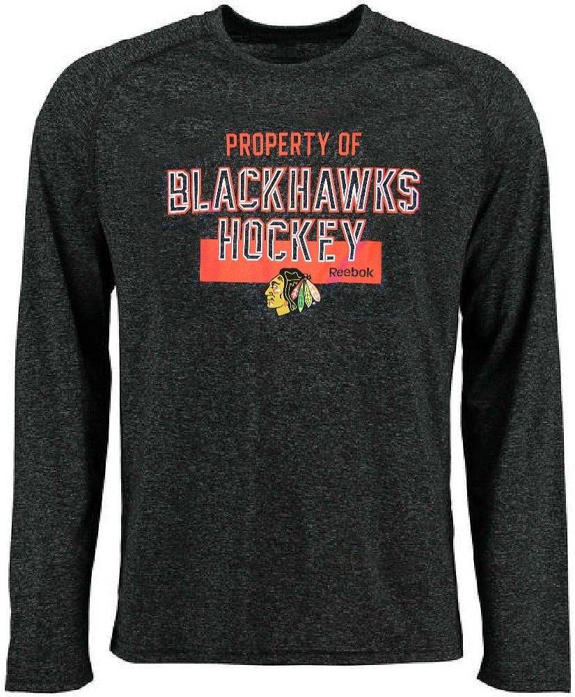 Chicago Blackhawks Mens Reebok Common Property Ultimate Supremium Synthetic Long Sleeve Shirt product image 1, provided for