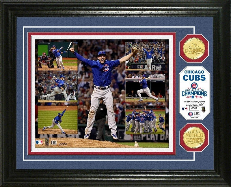 Chicago Cubs 2016 World Series Champions "Key Moments" Bronze Coin Photo Mint product image 1, provided for visual reference