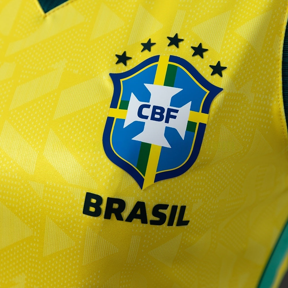 Women Brazil Crop Tank Top Home Jersey 2026 World Cup product image 4