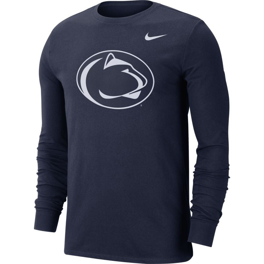 Penn State Nittany Lions Long Sleeve Navy College Nike Dri-Fit T-Shirt for Men product image 1, provided for visual
