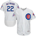 Chicago Cubs Jason Heyward Home Flexbase Authentic Jersey with 100 Years at Wrigley Field Commemorative Patch product image