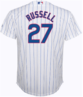 Addison Russell Chicago Cubs Youth Home Cool Base Replica Jersey By Majestic product image 1, provided for visual reference