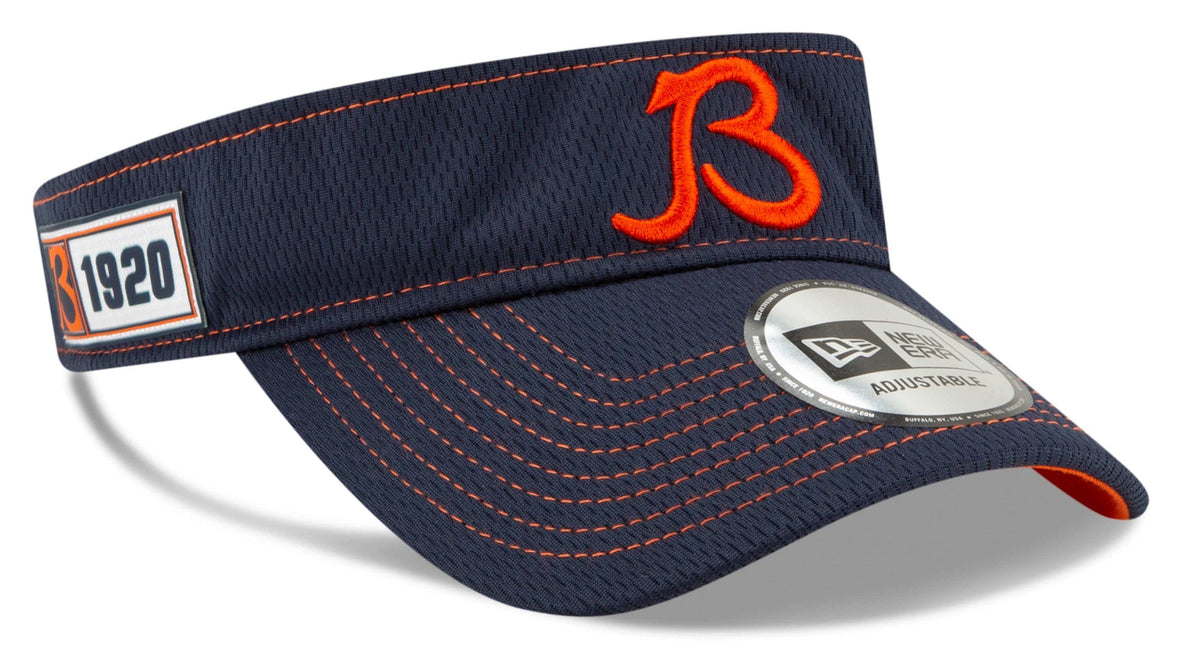 Chicago Bears On Field 1920 Established "B" Logo Road Adjustable Visor product image 1, provided for visual reference and