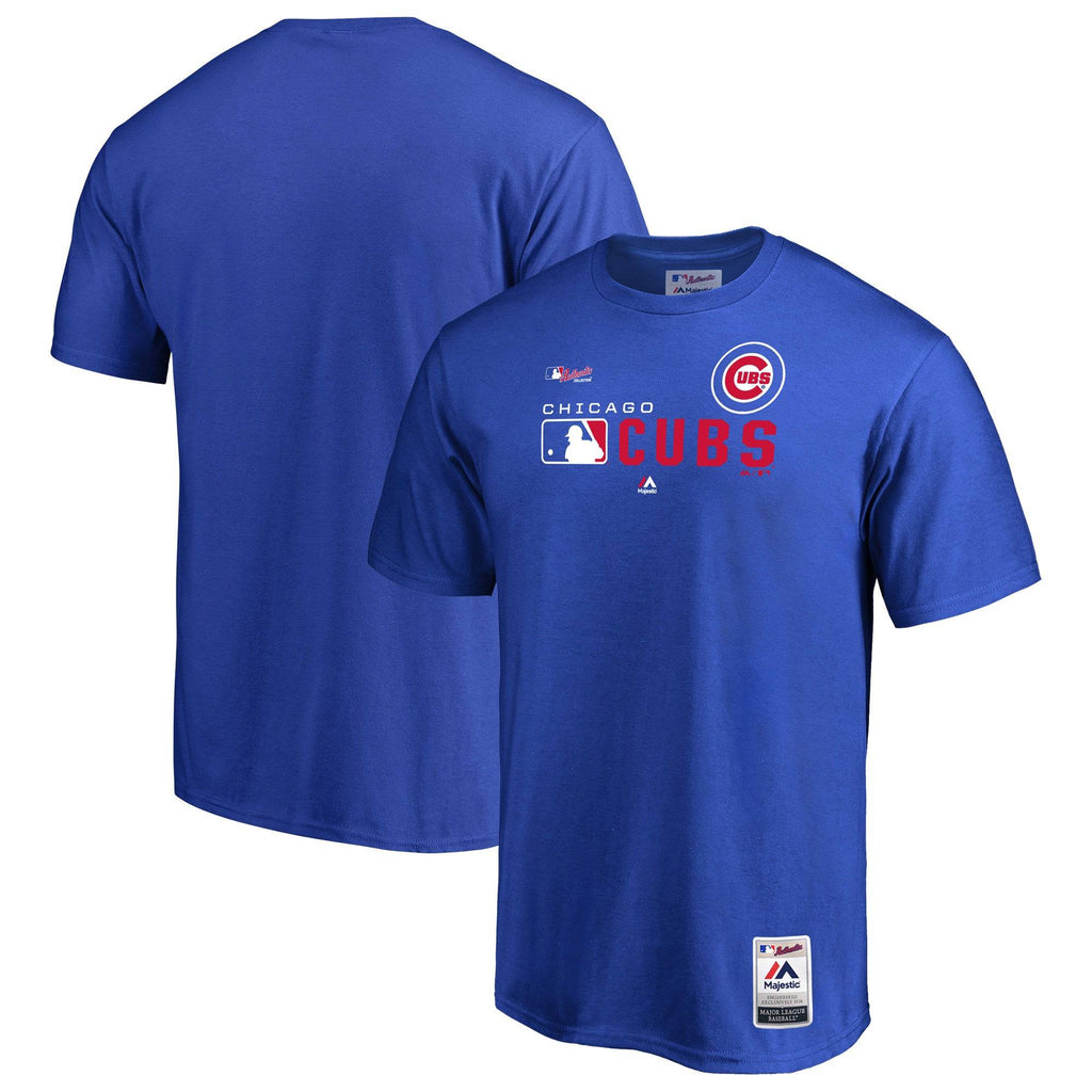 Chicago Cubs Majestic Royal Blue Authentic Collection Team Distinction T-Shirt for Men product image 1, provided for visual