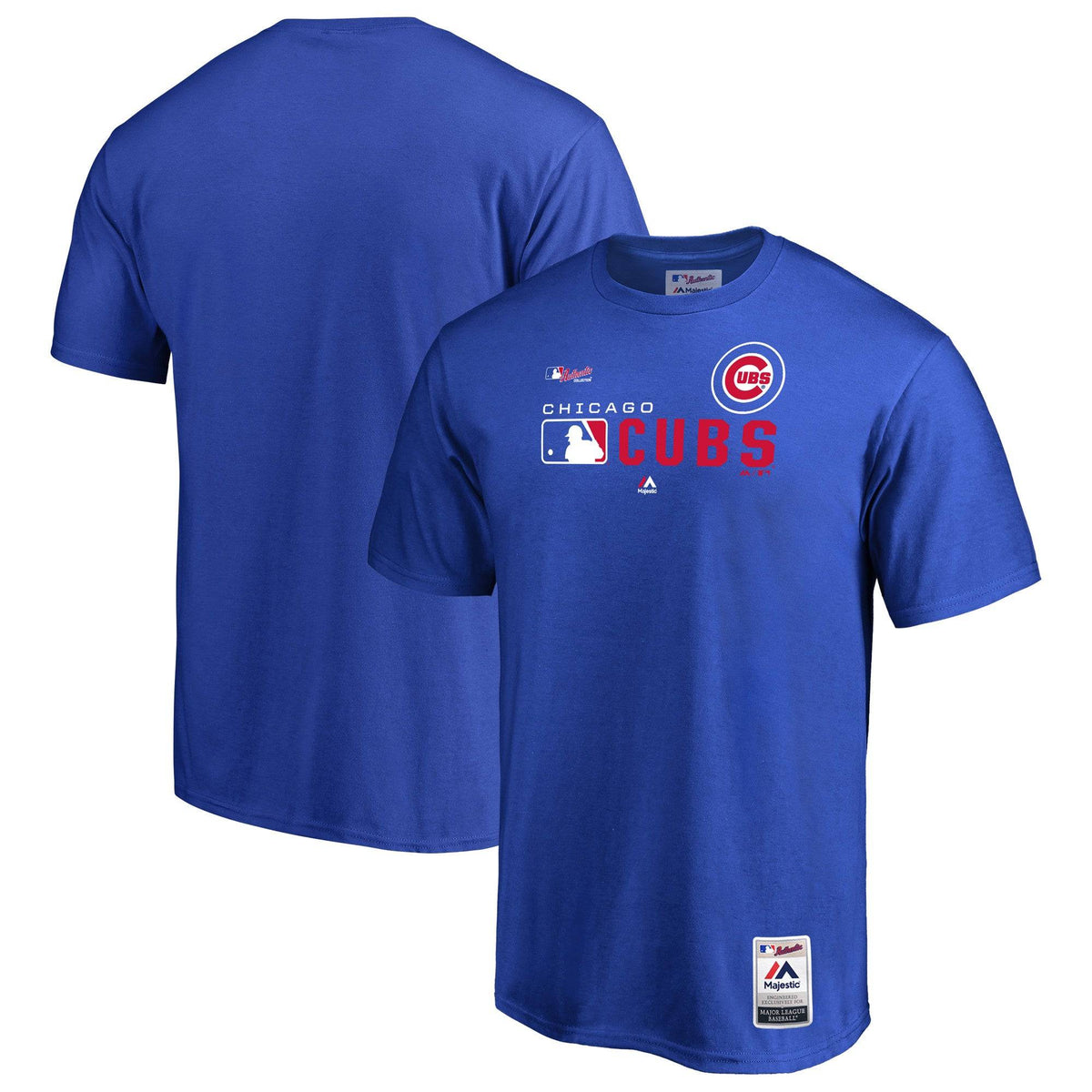 Chicago Cubs Majestic Royal Blue Authentic Collection Team Distinction T-Shirt for Men product image 1, provided for visual