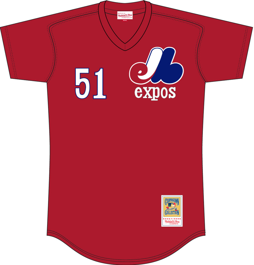 Randy Johnson Montreal Expos Mitchell & Ness Batting Practice Jersey - Red for Men product image 1, provided for visual