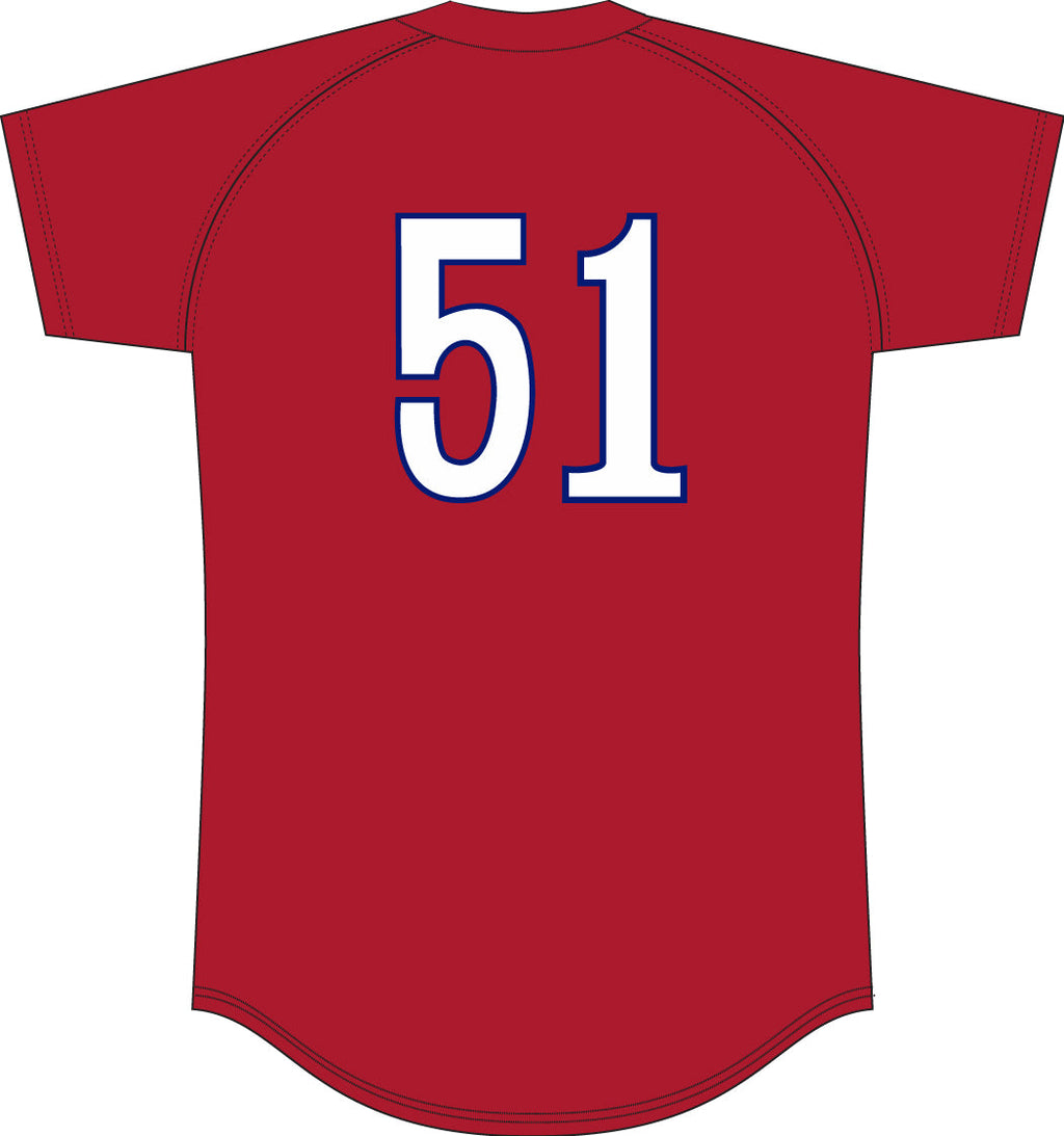 Randy Johnson Montreal Expos Mitchell & Ness Batting Practice Jersey - Red for Men product image 2, provided for visual