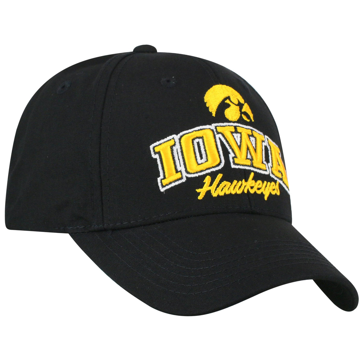 Mens Iowa Hawkeyes Advisor Adjustable Hat By Top Of The World product image 3, provided for visual reference and product