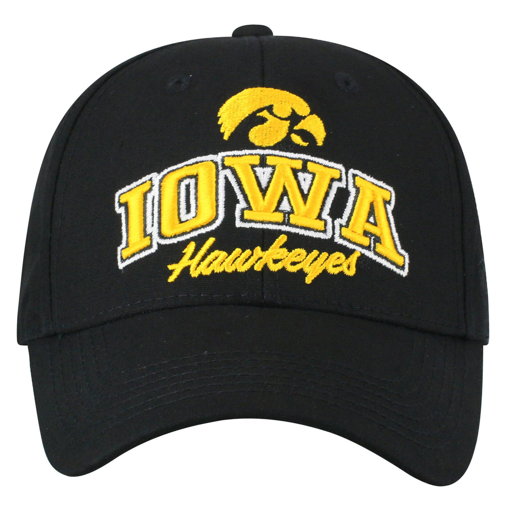 Mens Iowa Hawkeyes Advisor Adjustable Hat By Top Of The World product image 2, provided for visual reference and product