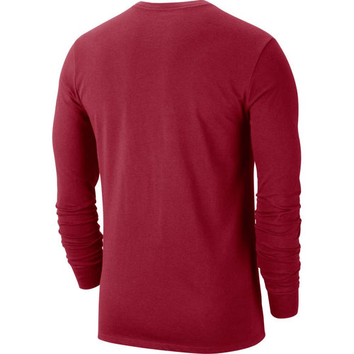 Alabama Crimson Tide Long Sleeve Crimson College Nike Dri-Fit T-Shirt for Men product image 2, provided for visual reference