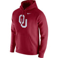 Nike Oklahoma Sooners Maroon Club Fleece Hoodie for Men product image 1, provided for visual reference and product detail
